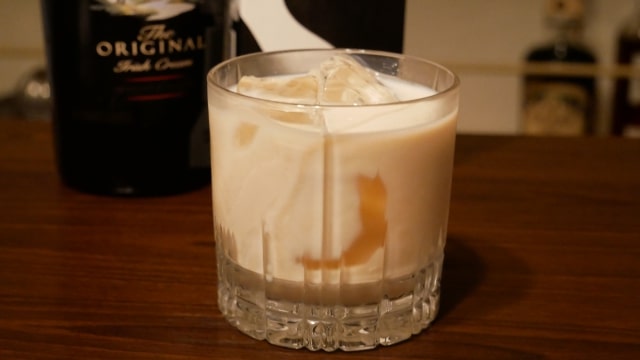 完成したベイリーズミルクの画像。